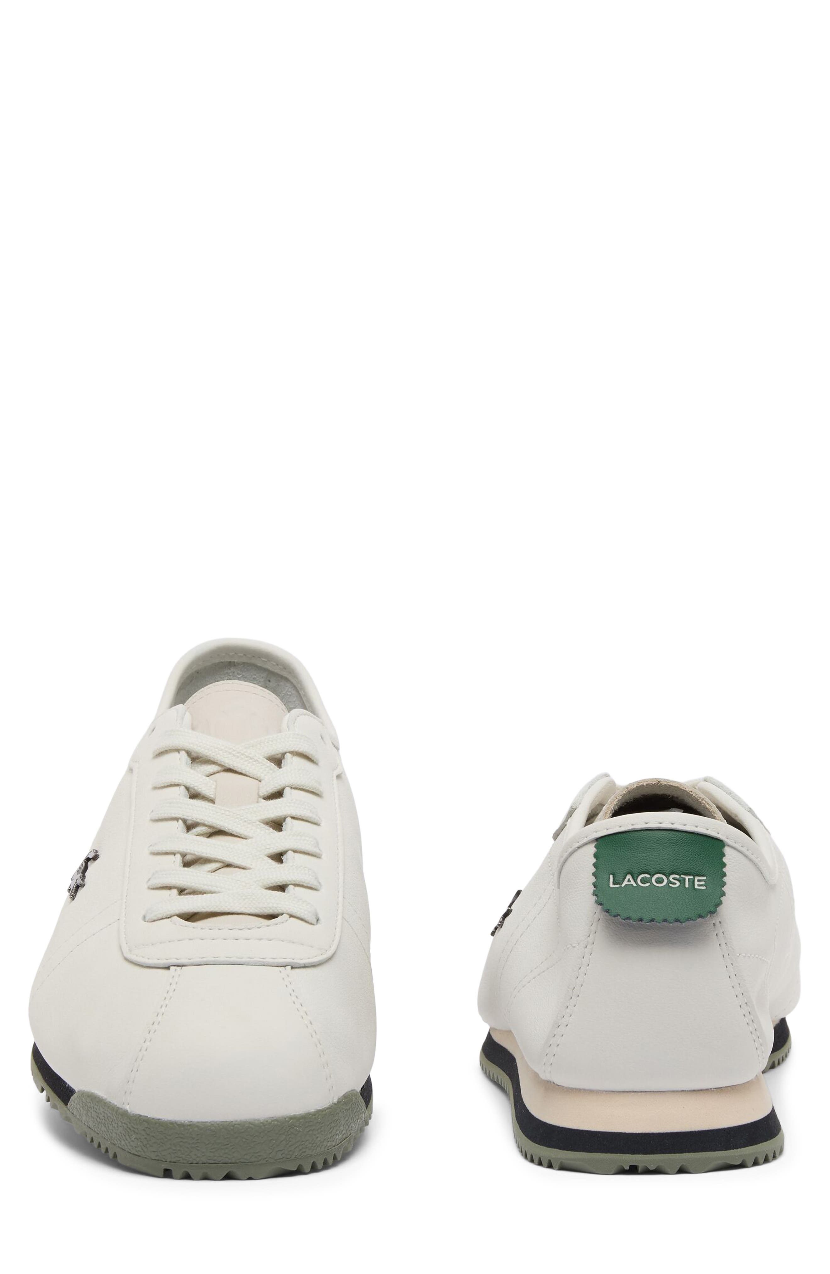 Club-Low Leather Sneaker, Alternate, color, OFF WHITE/ KHAKI