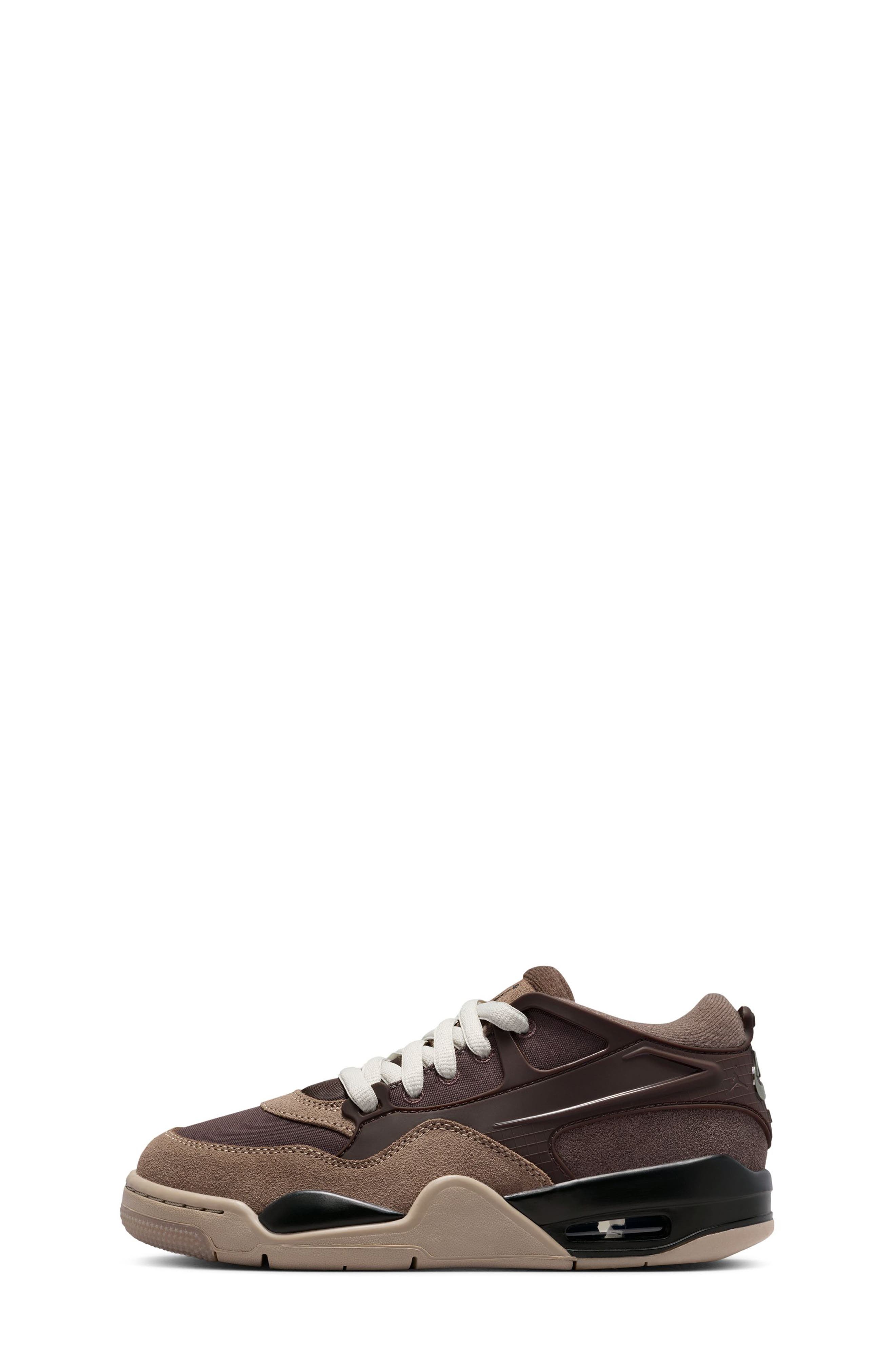 Jordan Kids' Air Jordan 4 RM Sneaker, Alternate, color, Ironstone/ Olive/ Brown