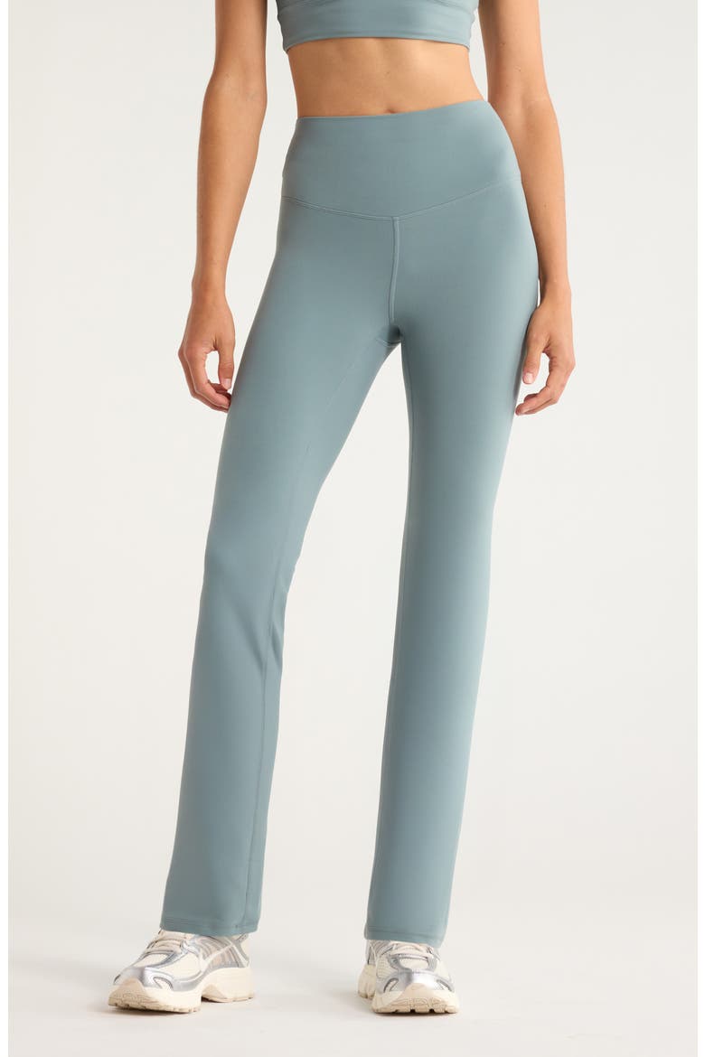 Studio Luxe Bootcut Leggings, Main, color, TEAL DUSK