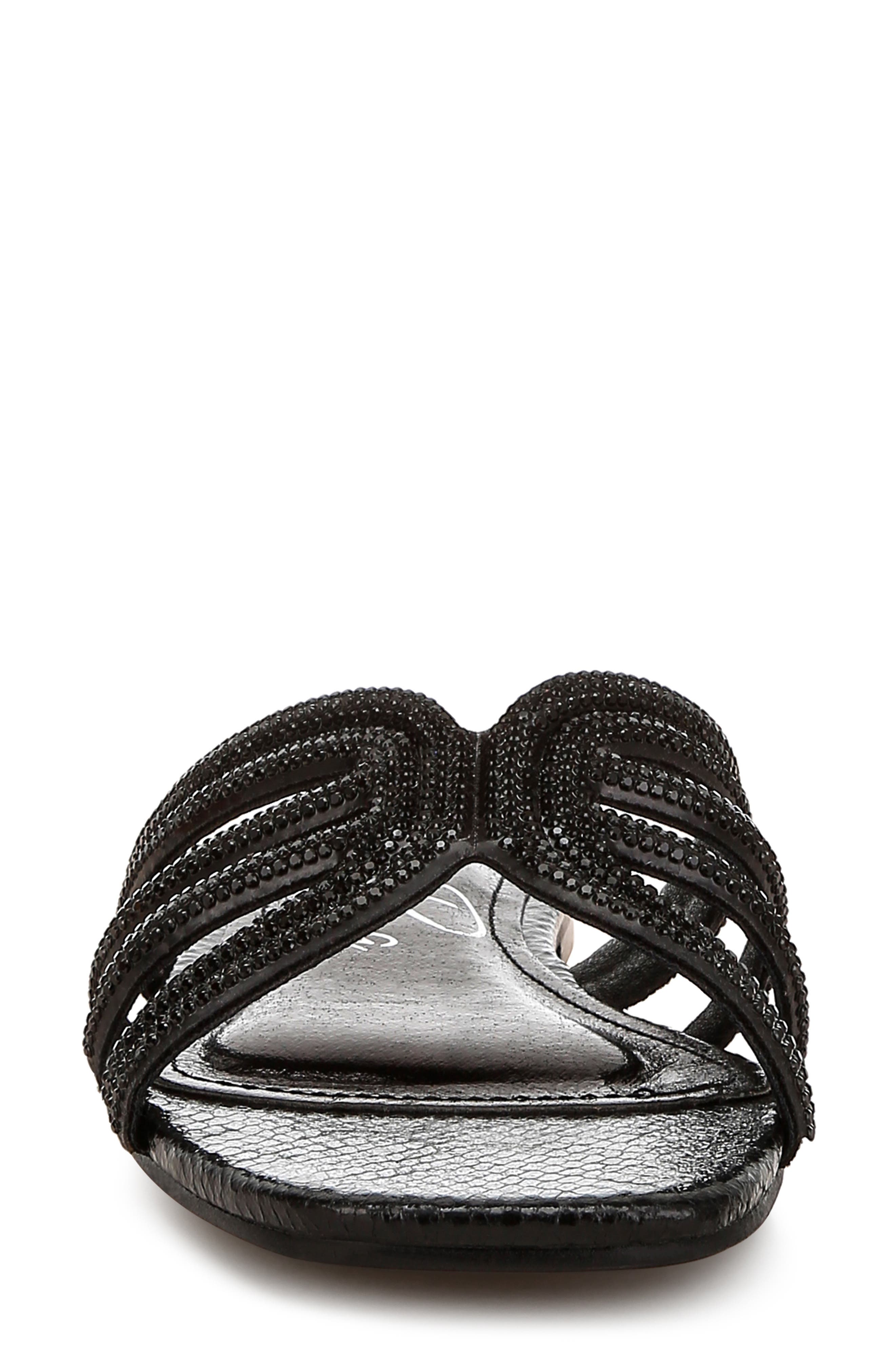 LONDON RAG Dindy Embellished Slide Sandal, Alternate, color, Black