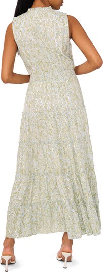 Smocked Waist Maxi Skirt