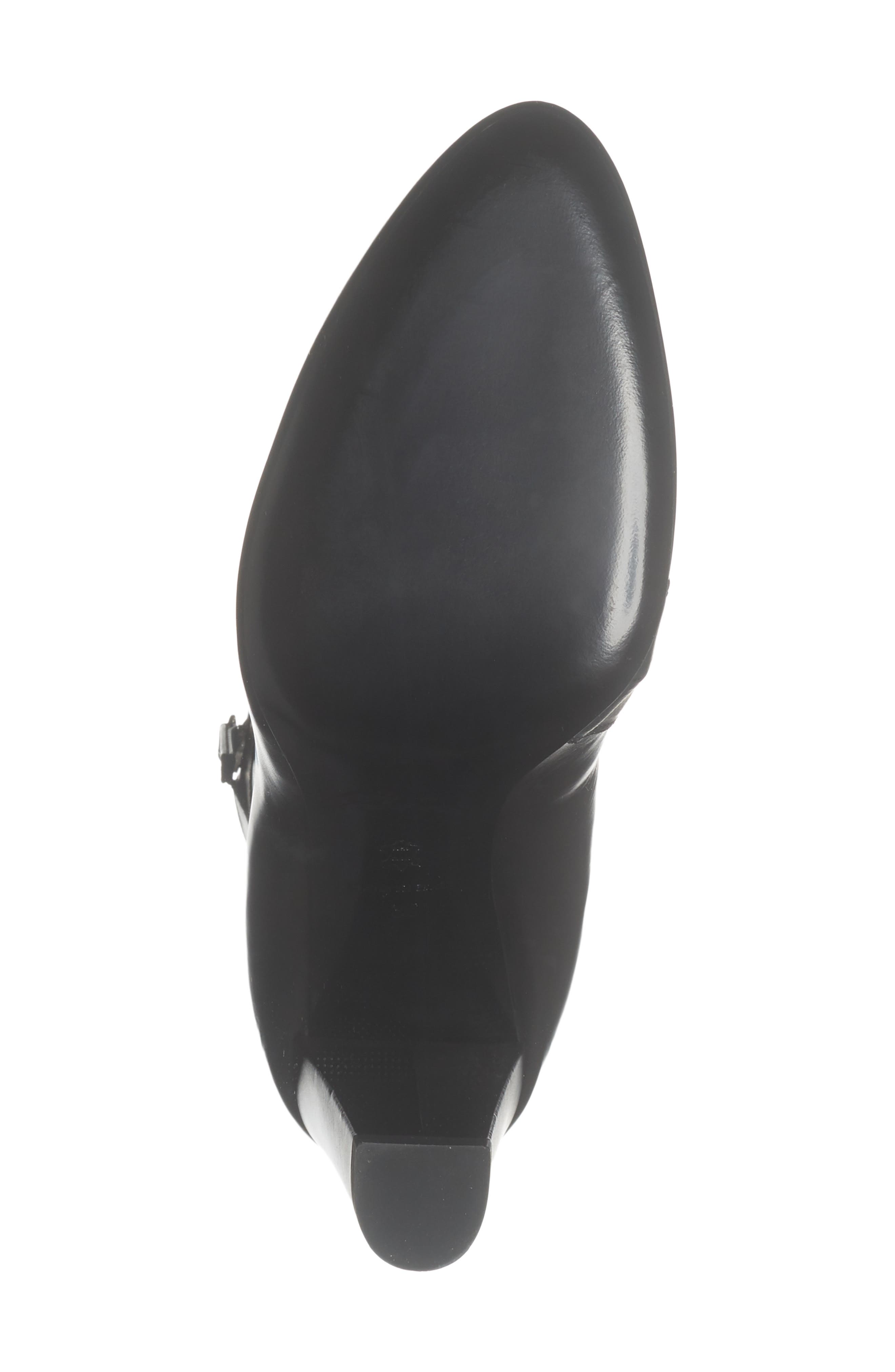 Longchamp Logo Ankle Boot, Alternate, color, Black