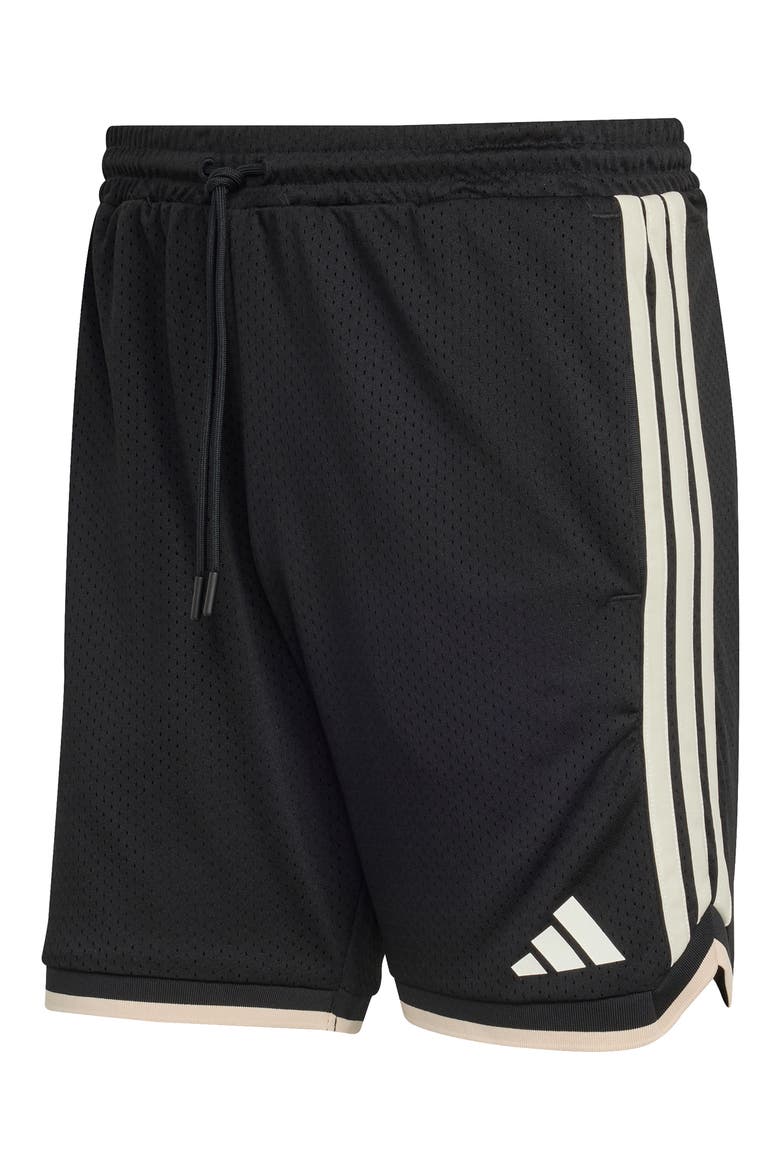 Stadium Mesh Shorts, Alternate, color, BLACK/ OFF WHITE