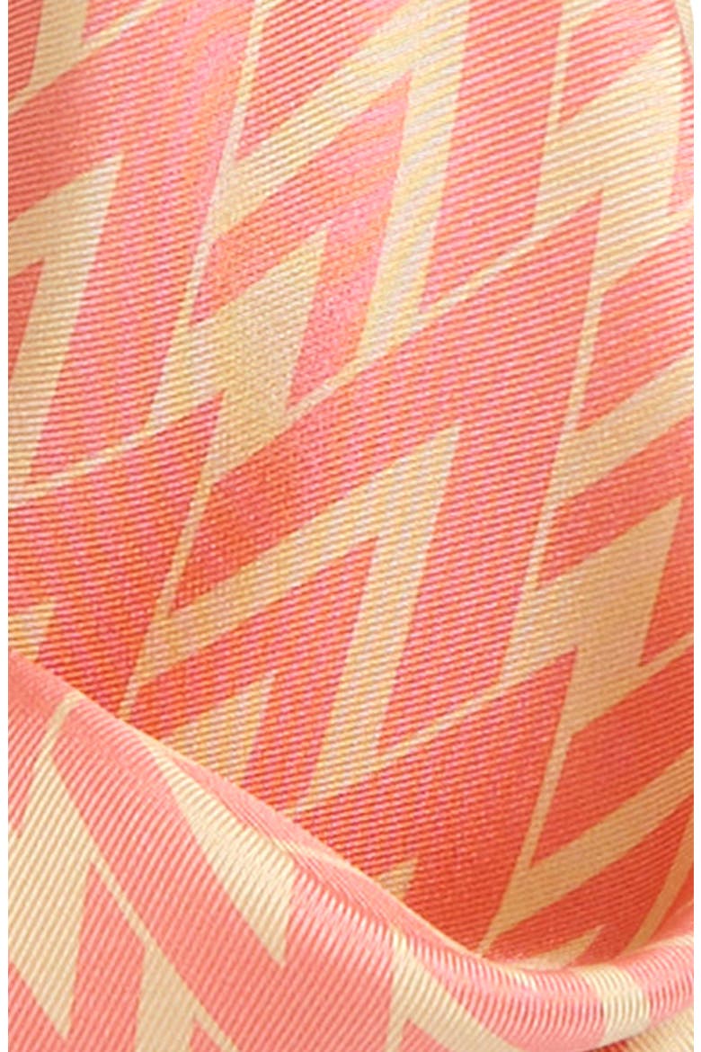 Toute la V Silk Square Scarf, Alternate, color, RED MULTI