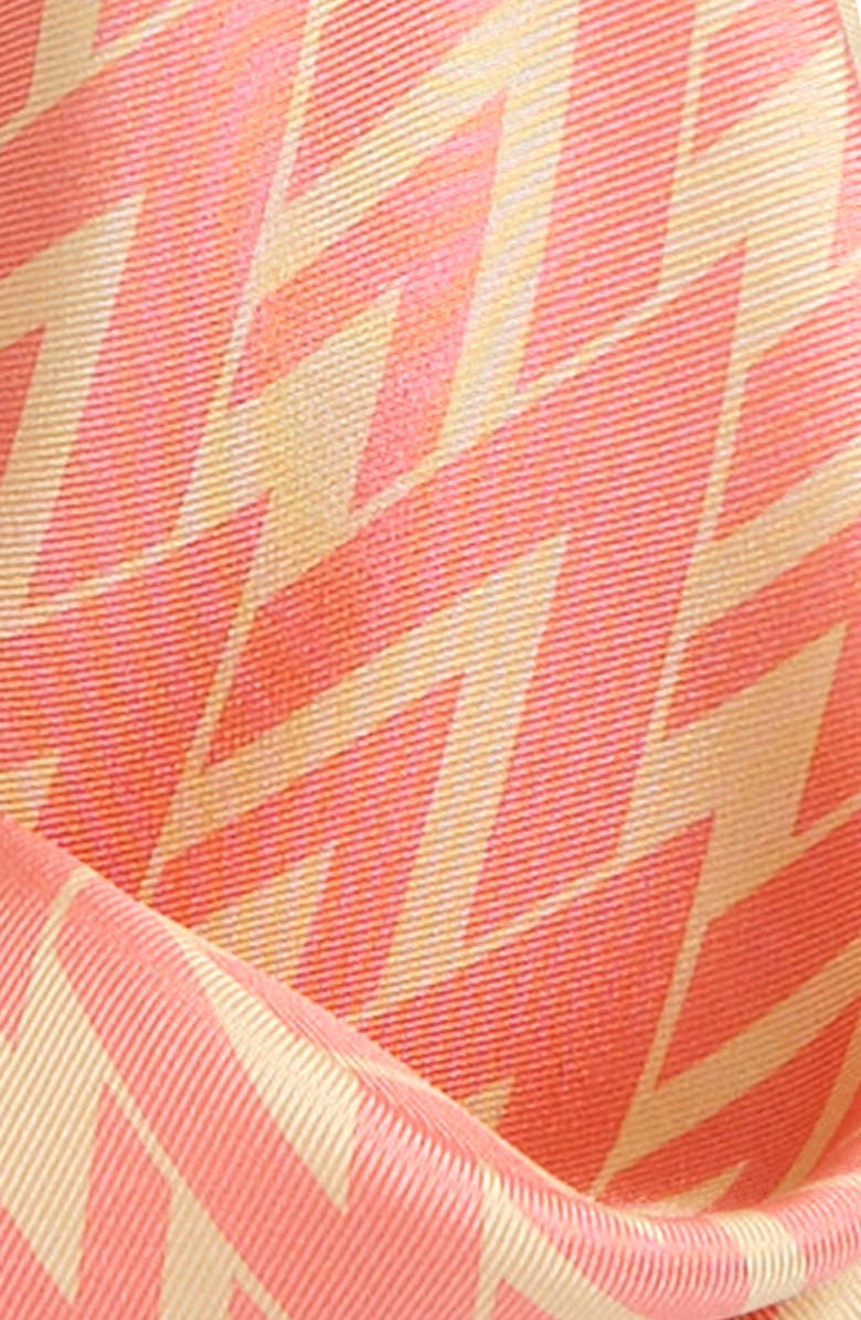 Valentino Garavani Toute la V Silk Square Scarf, Alternate, color, Red Multi