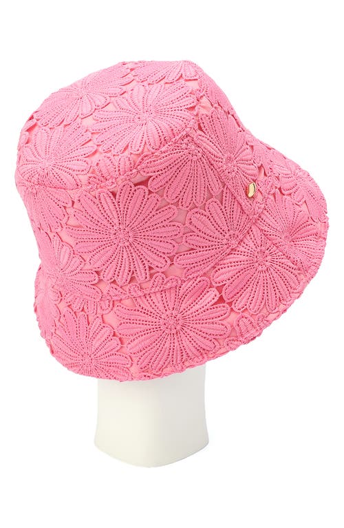 Kate Spade New York Daisy Lace Bucket Hat In Surf Pink