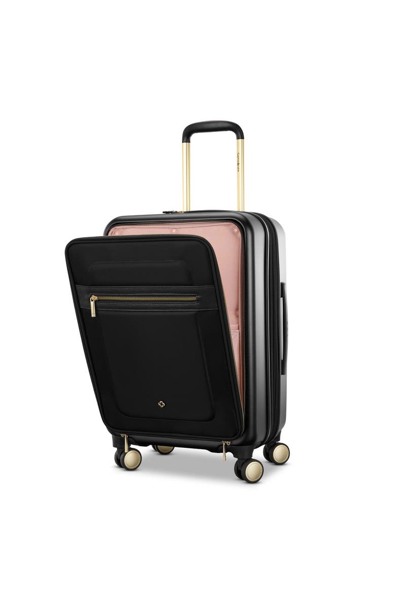 Mobile Solution 2 Deluxe Backpack & 22" Carry On 2 Piece Luggage Set, Alternate, color, Black