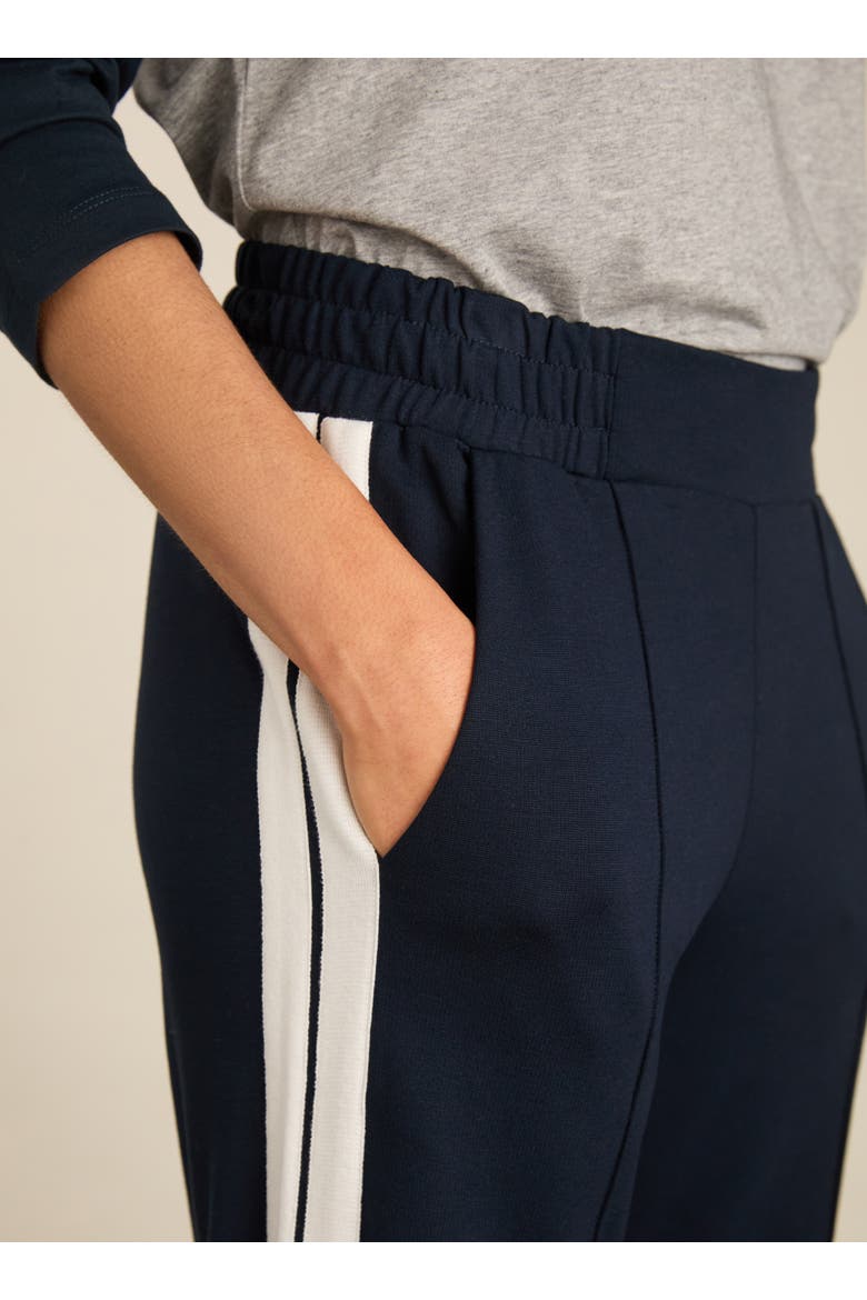 Tippi 2.0 Side-Stripe Trousers, Alternate, color, Classic Navy & Soft White