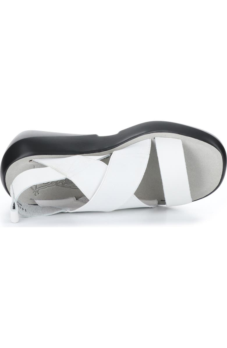 Fly London Baji Sandal, Alternate, color, 002 Off White Brookl