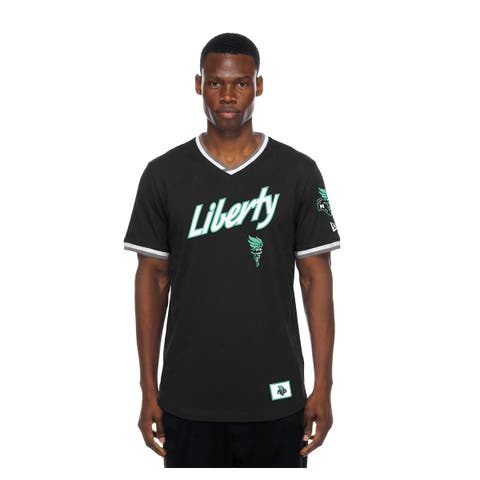 Unisex New Era Black New York Liberty Sport Classics Capsule V-Neck Fashion Jersey