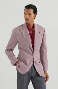 Brunello Cucinelli Houndstooth blazer