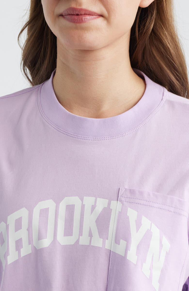 Brooklyn Industries Brooklyn Cotton Pocket T-Shirt, Alternate, color, Orchid Bloom