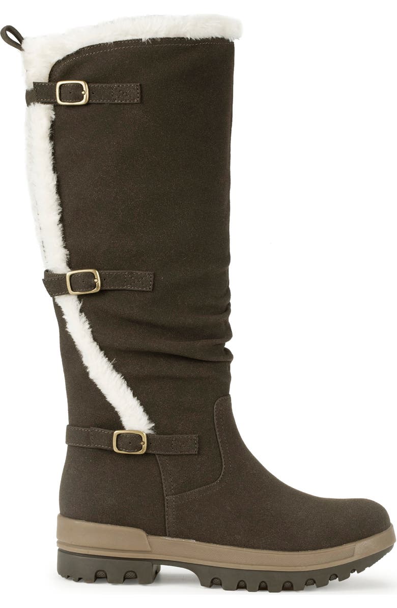 BARETRAPS Navia Faux Fur Lined Tall Boot, Alternate, color, Dark Brown