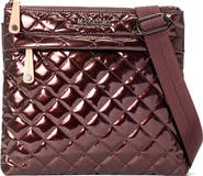 MZ Wallace Metro Flat Quilted Nylon Crossbody Bag
