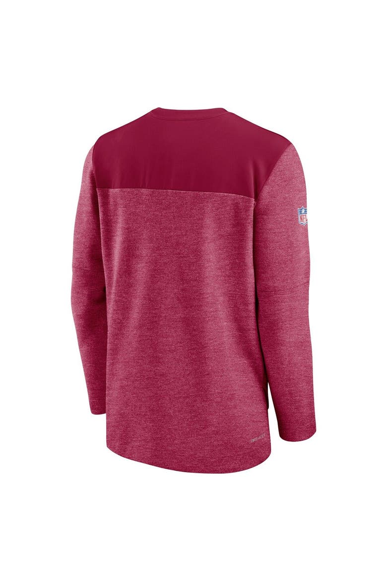 Men's Nike Burgundy Washington Commanders Sideline Lockup Performance Quarter-Zip Top, Alternate, color, Burgundy