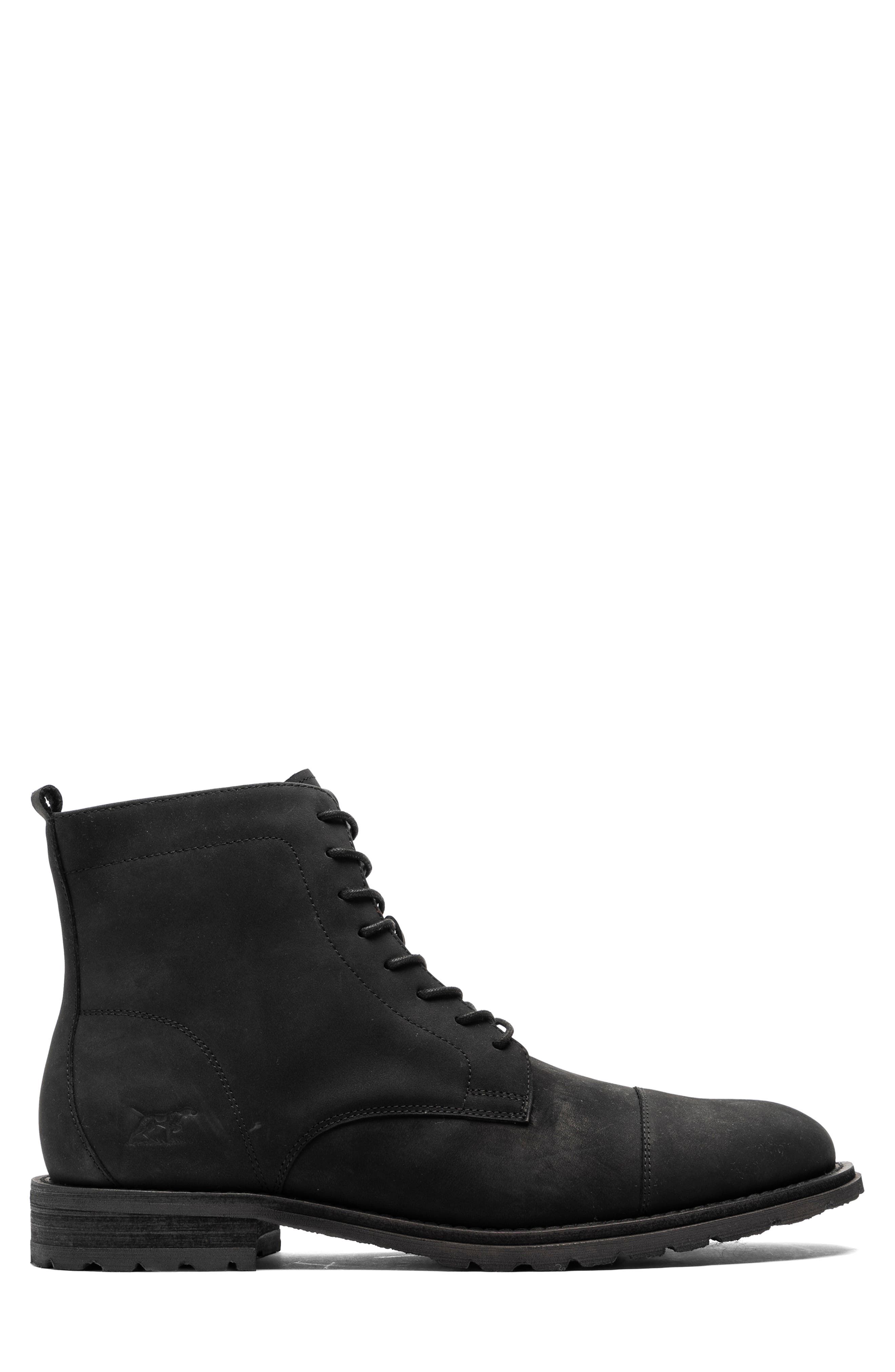 Rodd & Gunn Fort Lace-Up Cap Toe Military Boot, Alternate, color, 