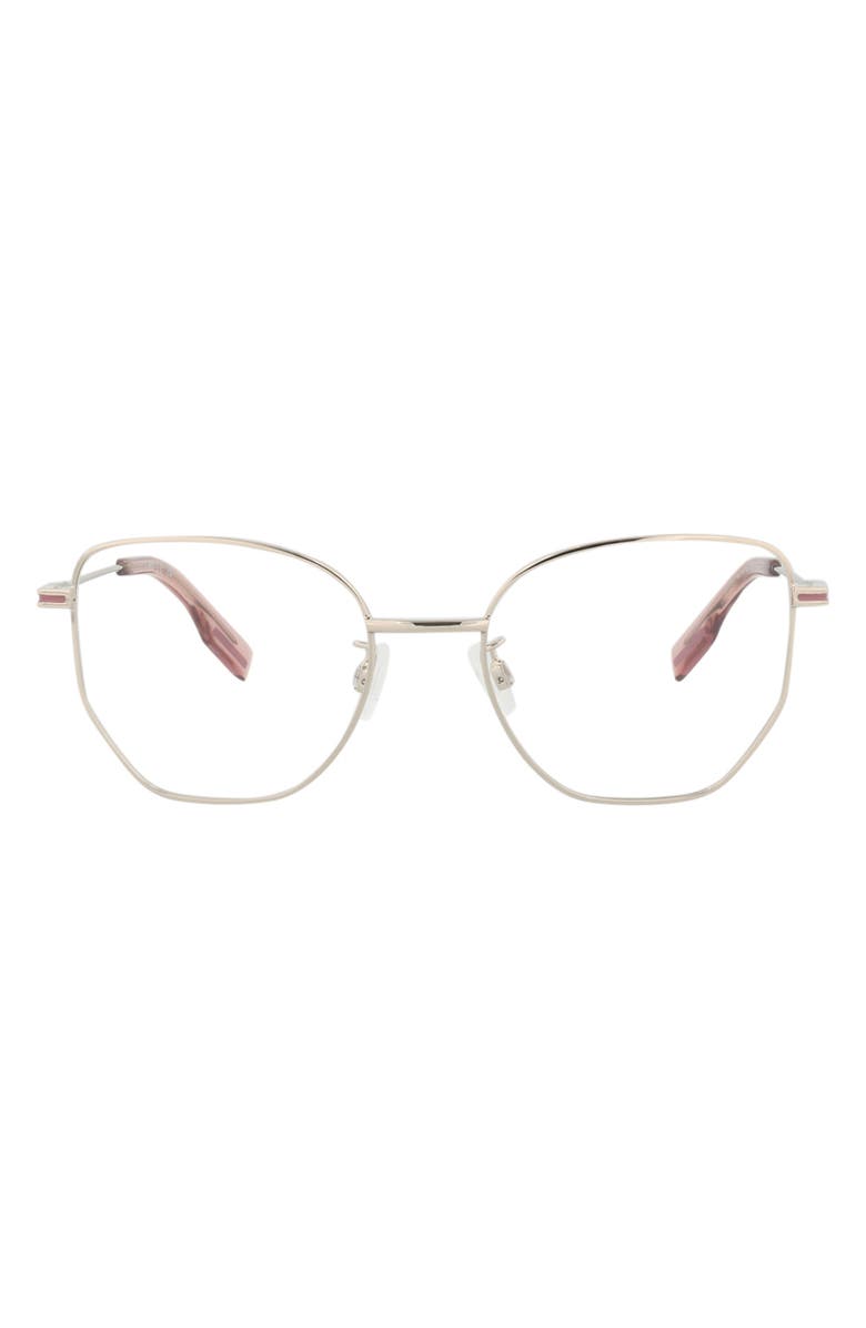 McQueen 50mm Cat Eye Optical Glasses, Main, color,