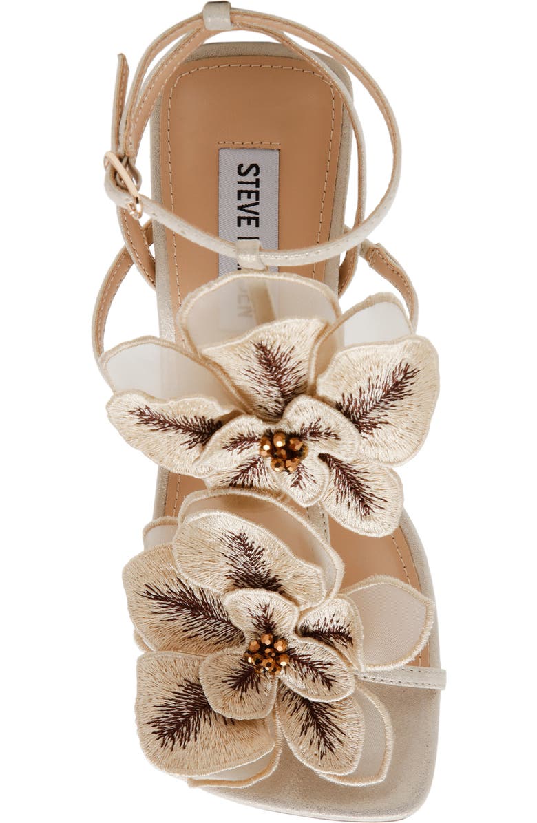 Steve Madden Aries Ankle Strap Sandal, Alternate, color, Gold