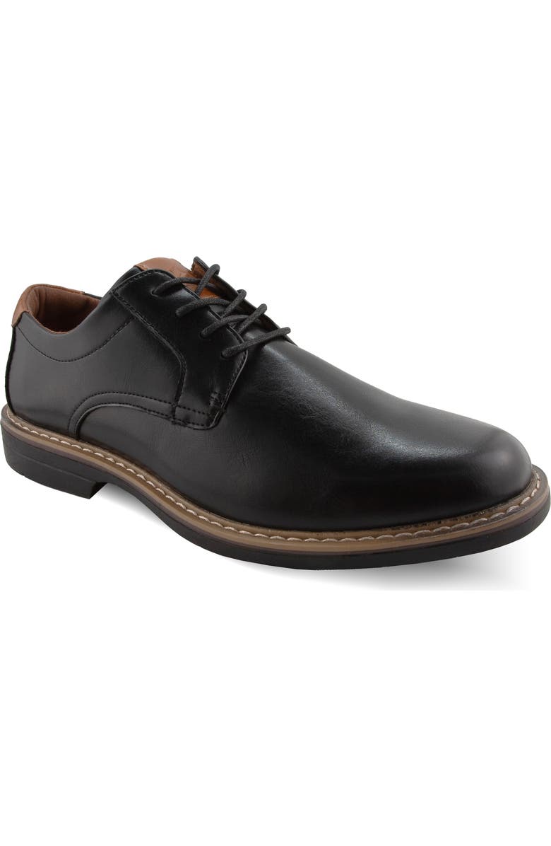 Deer Stags Belmont Plain Toe Derby, Main, color, Black
