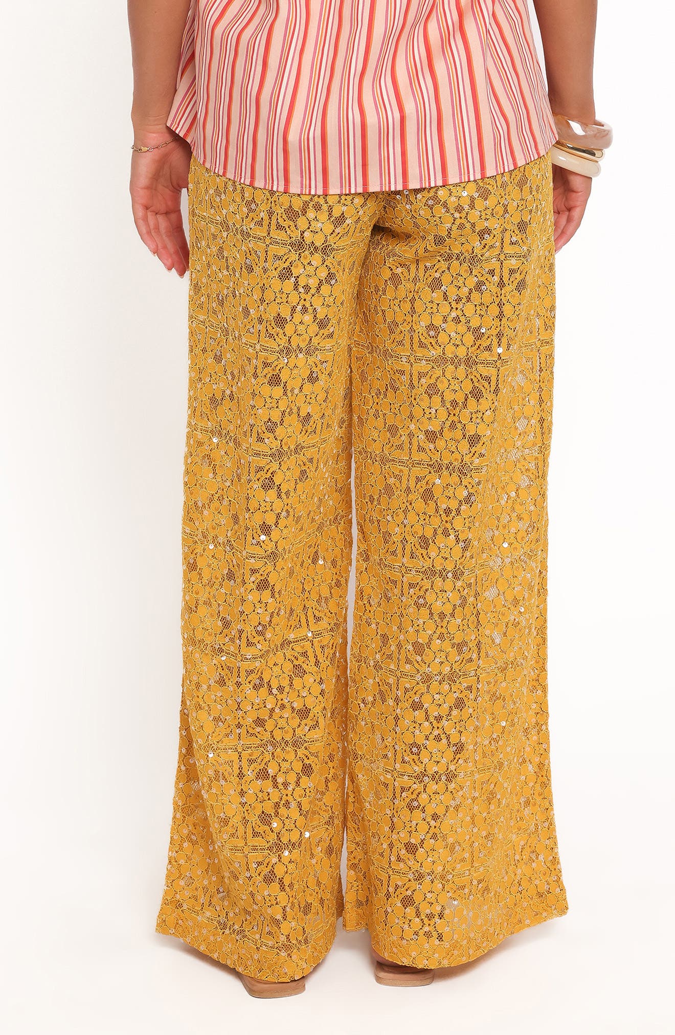 Jacinta Sequin Lace Pants - image 2
