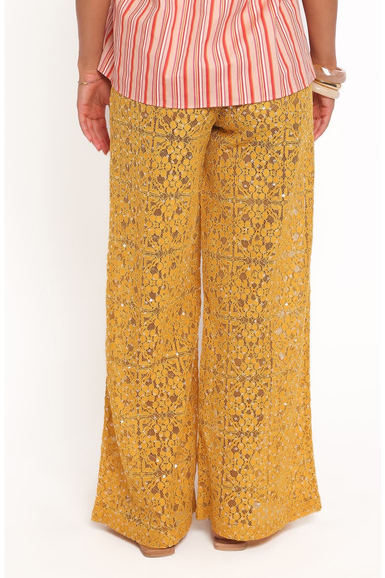 Jacinta Sequin Lace Pants, Alternate, color, MANGO