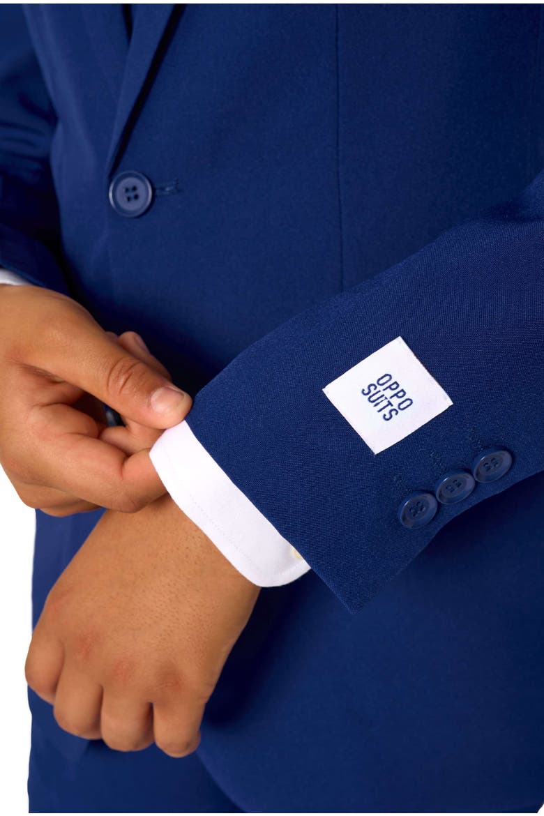 Navy Royale Two-Piece Suit with Tie, Alternate, color, BLUE