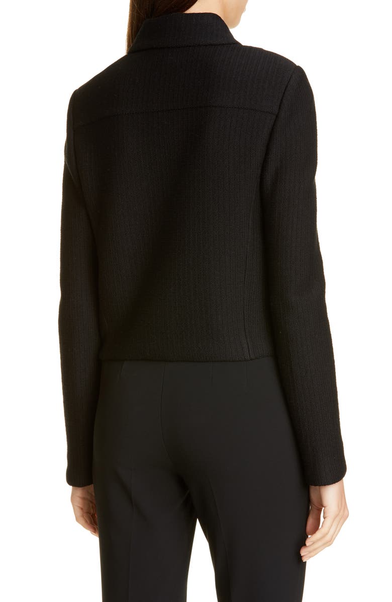 St. John Collection Float Jacquard Knit Jacket, Alternate, color,