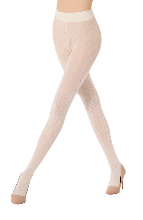 Diamond Pattern Tights