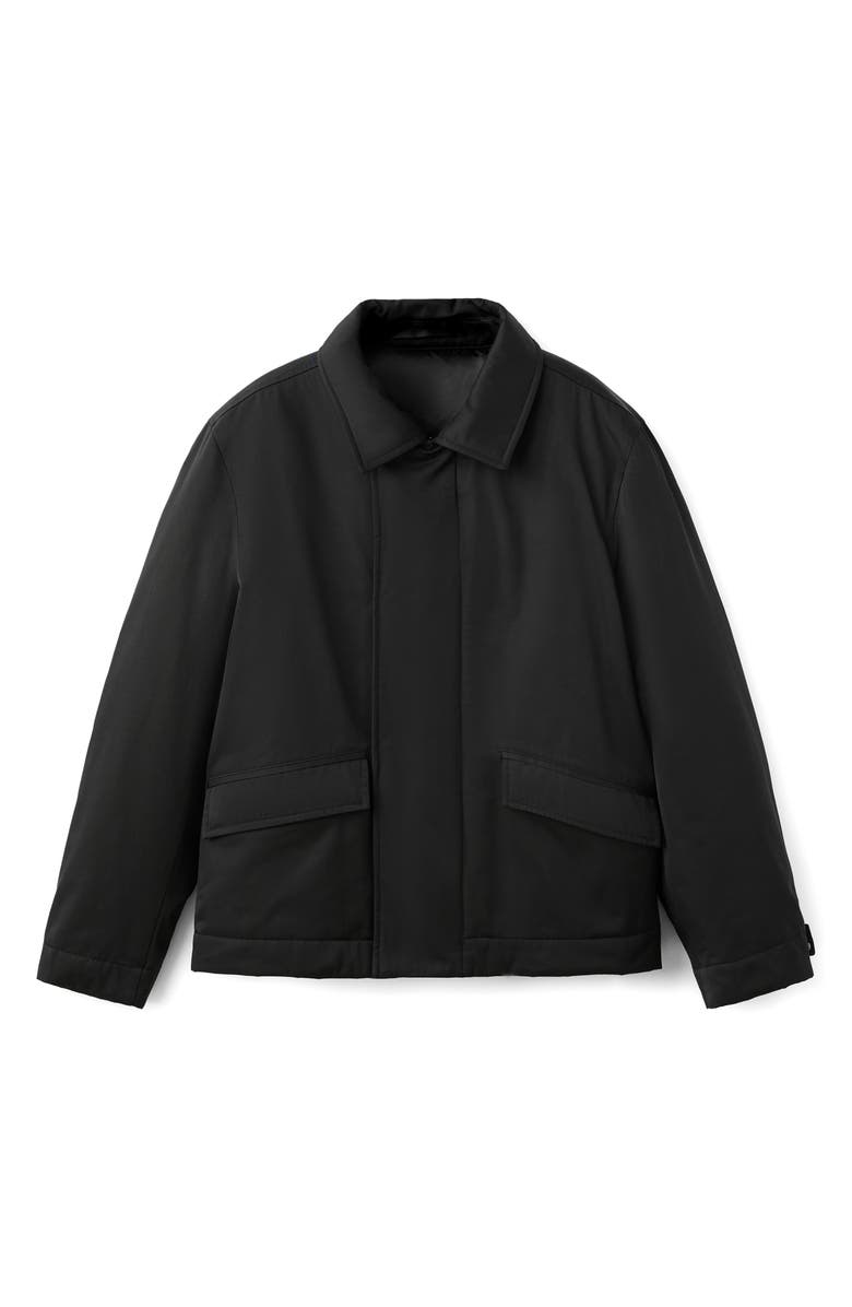 MANGO Water Repellent Jacket, Alternate, color, Black