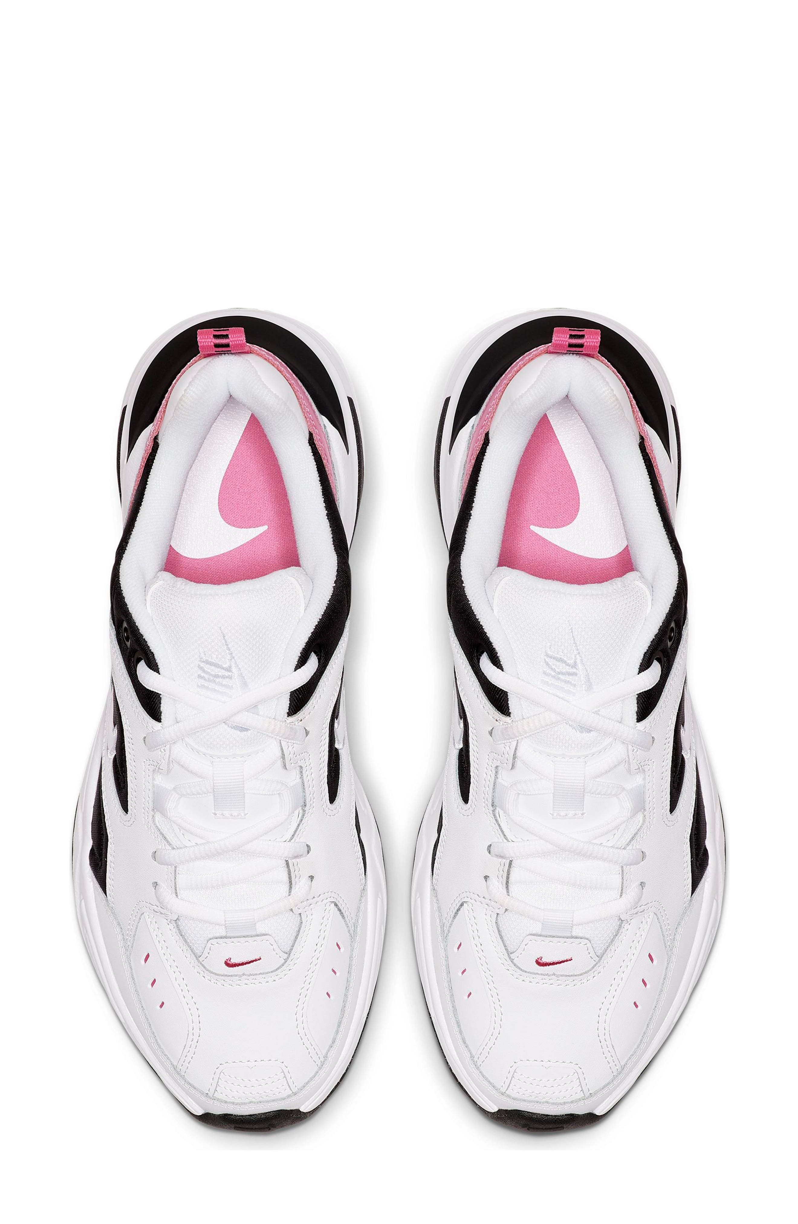 M2K Tekno Sneaker, Alternate, color, WHITE/ CHINA ROSE/ BLACK