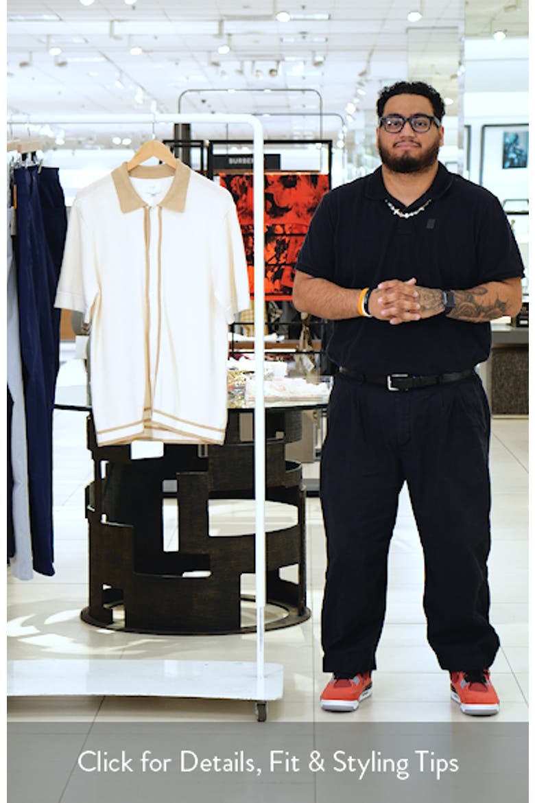Jorge Short Sleeve Knit Button-Up Shirt video