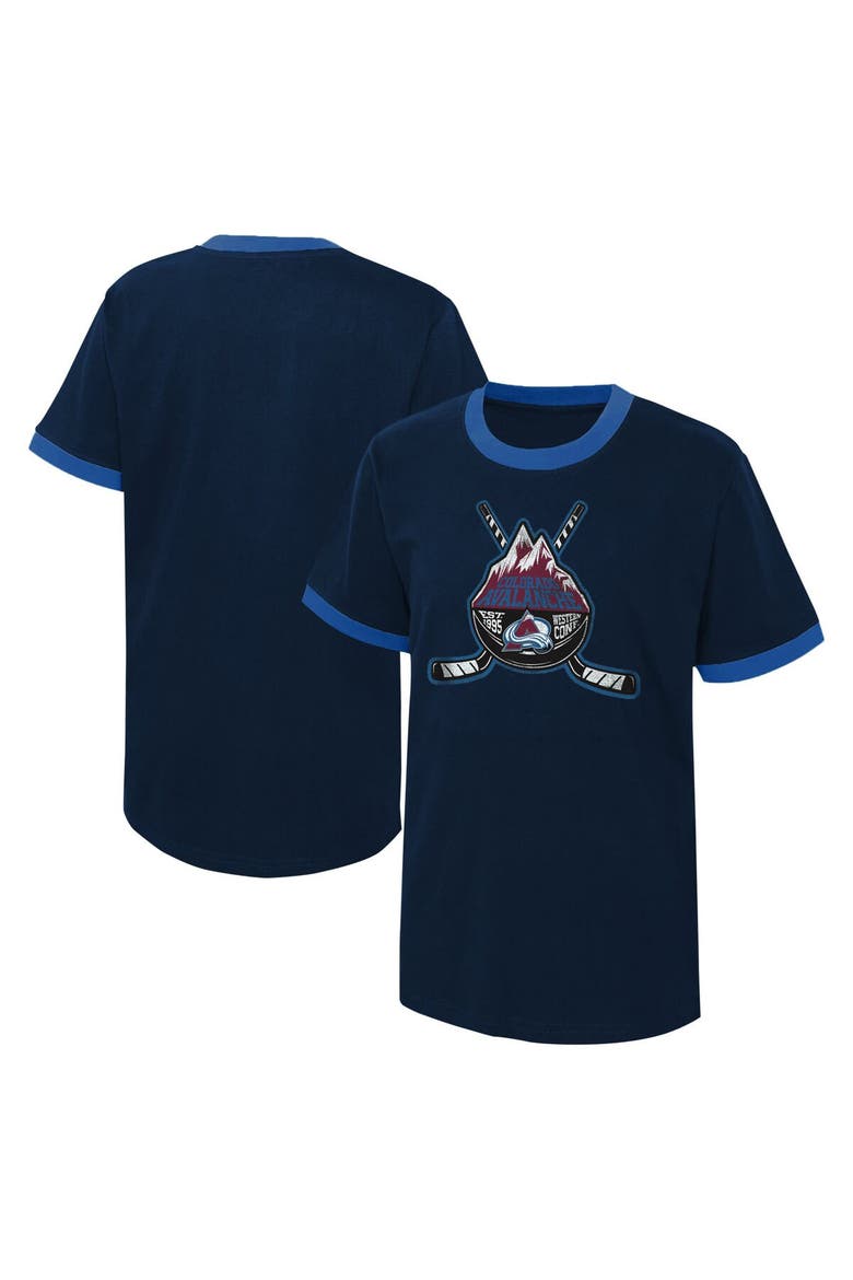 Youth Navy Colorado Avalanche Ice City T-Shirt, Alternate, color, Navy