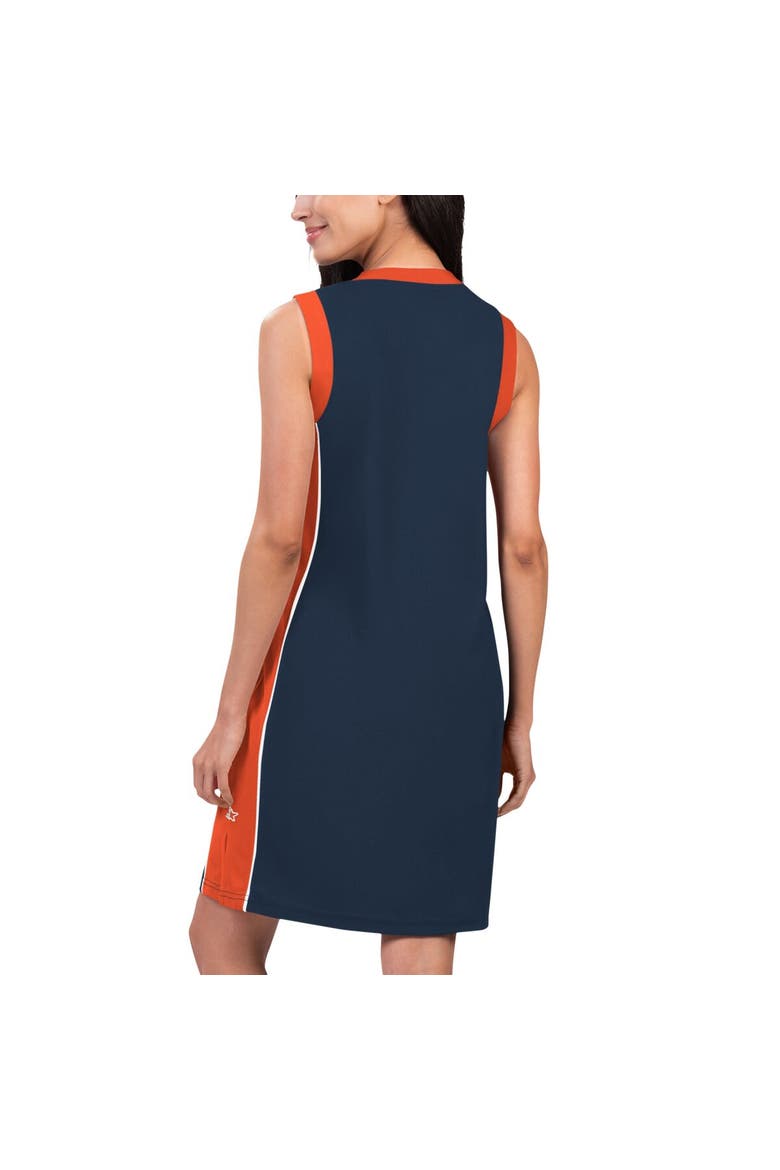 Women's Starter Navy Houston Astros Slam Dunk Tank Sneaker Dress, Alternate, color, Navy