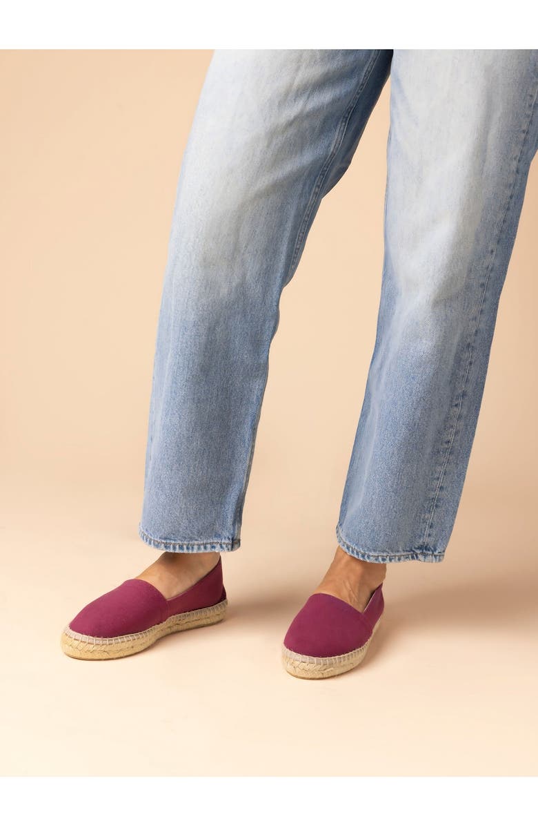 Menina Step Marbella Espadrille, Alternate, color, Burgundy