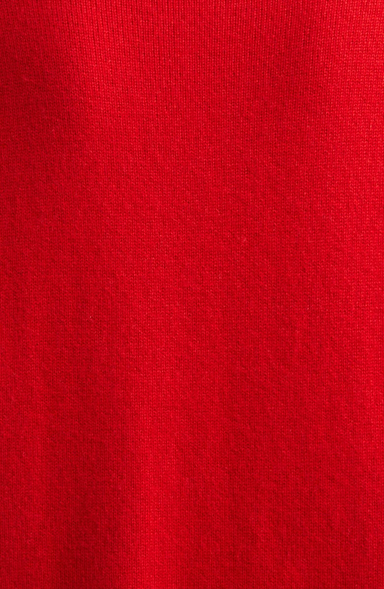 LOULOU DE SAISON Dara Elbow Sleeve Cashmere Sweater, Alternate, color, Red