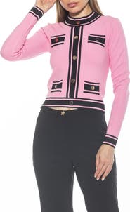 Alexia Admor Kiley Stripe Crop Sweater