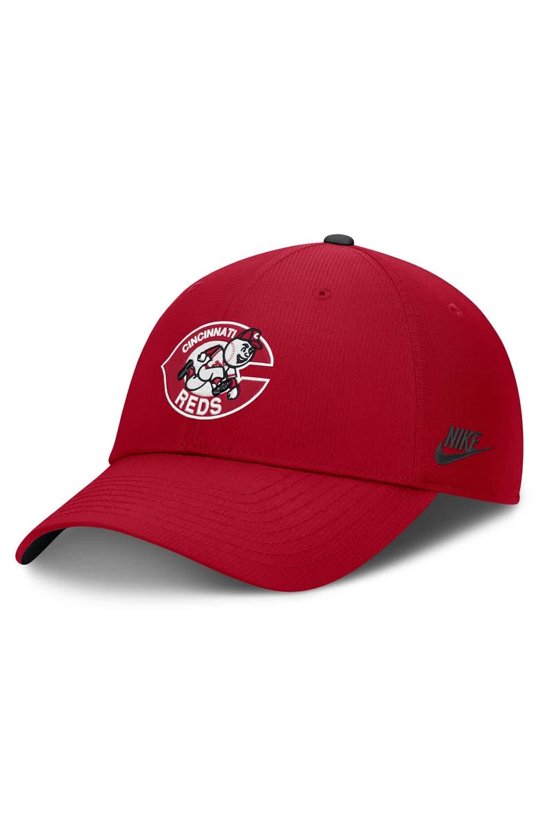 Nike Men's Nike Red Cincinnati Reds Cooperstown Club Dri-FIT Adjustable Hat, Main, color,