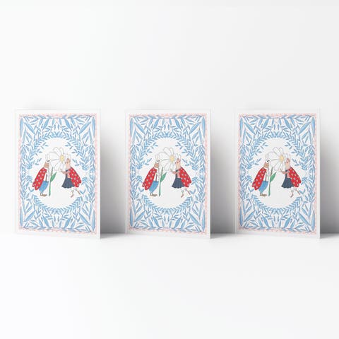 Valentine's Day Friendship Greeting Card Pack Sets, 'Love Bugs' (3 ct)