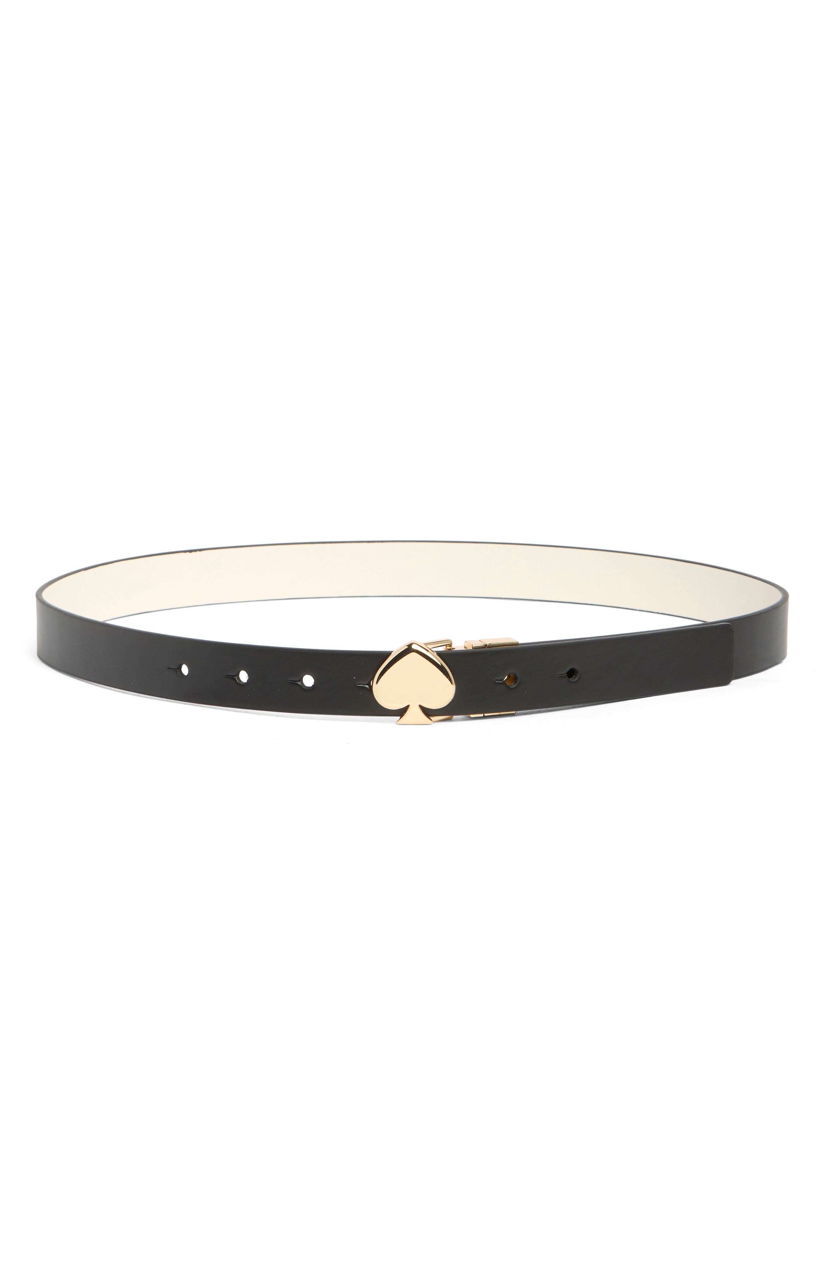 Kate Spade New York 25mm reversible spade leather belt