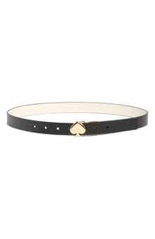 Kate Spade New York 25mm reversible spade leather belt