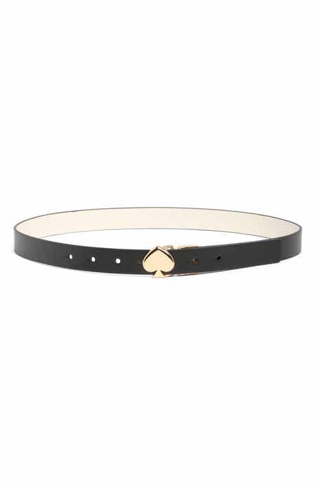 Kate Spade New York 25mm reversible spade leather belt