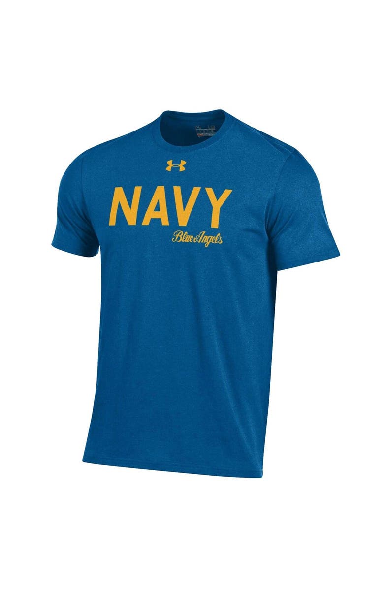 Under Armour Men's Under Armour Royal Navy Midshipmen Blue Angels T-Shirt, Alternate, color,