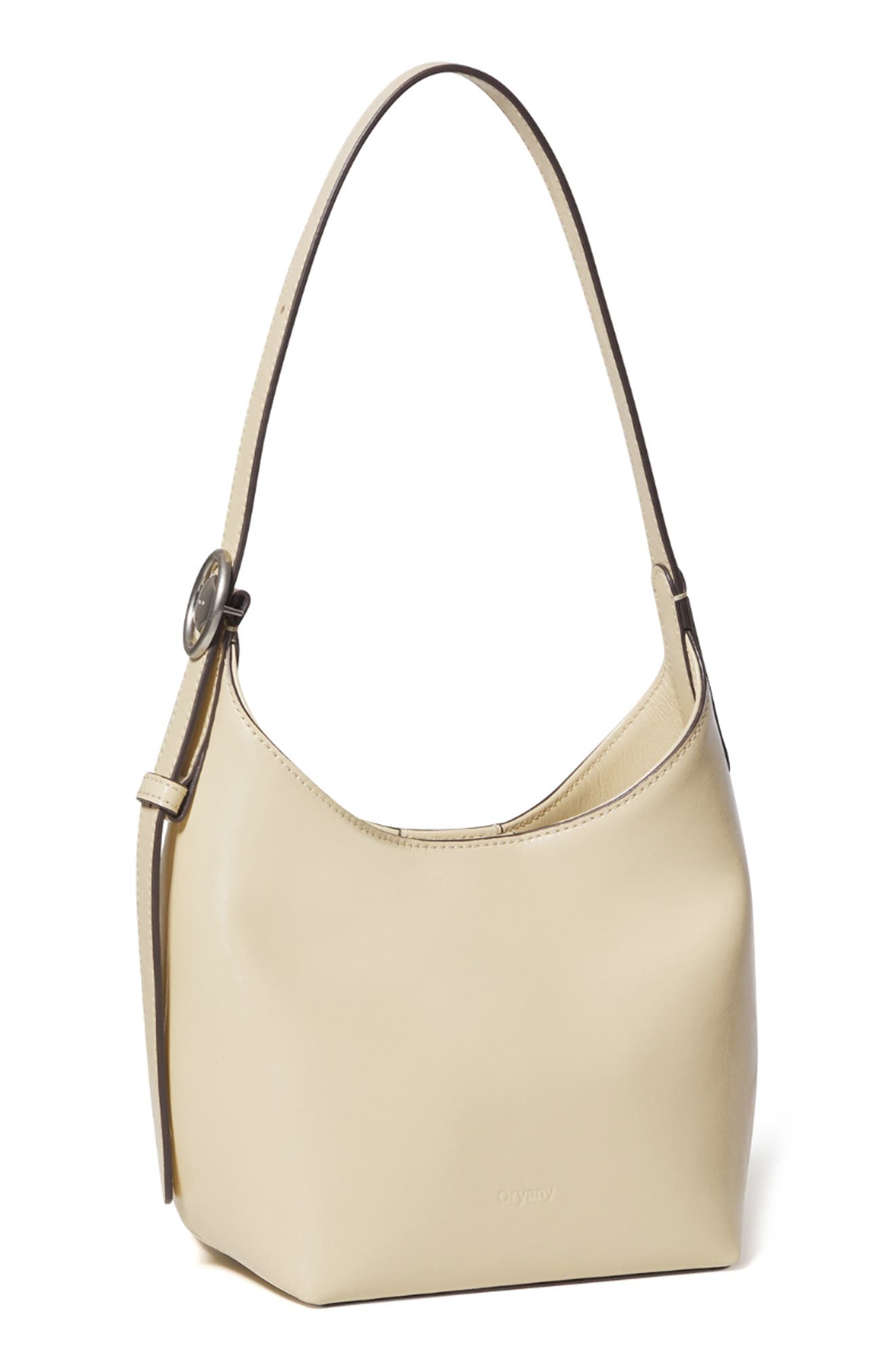 Oryany Egg Leather Shoulder Bag, Alternate, color, Butter Cream