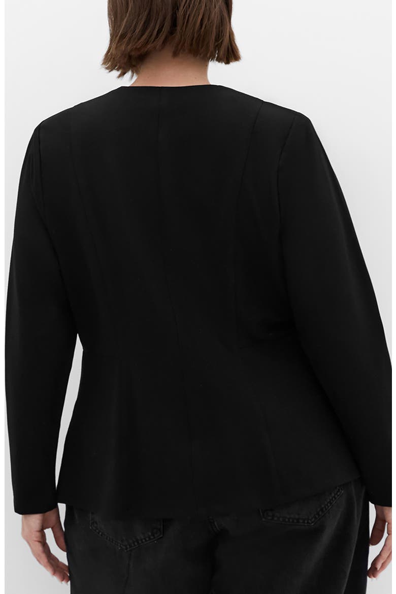 Peyton Ponte Jacket, Alternate, color, BLACK