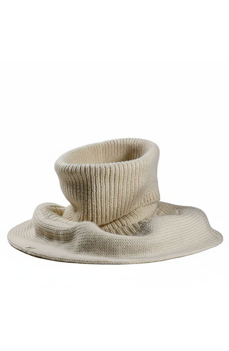 Nirvanna Designs Hank Neckwarmer, Main, color, White