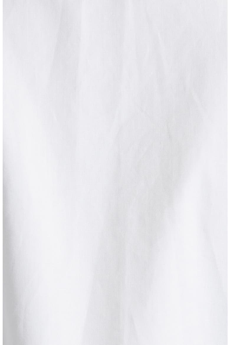 Cotton Poplin Ruffle Shirt, Alternate, color, WHITE