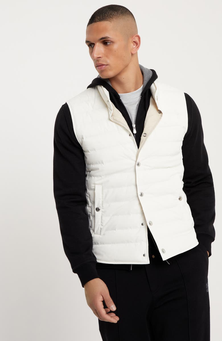 Brunello Cucinelli Lightweight down vest, Alternate, color, 
