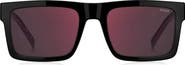 BOSS 55mm Rectangular Sunglasses