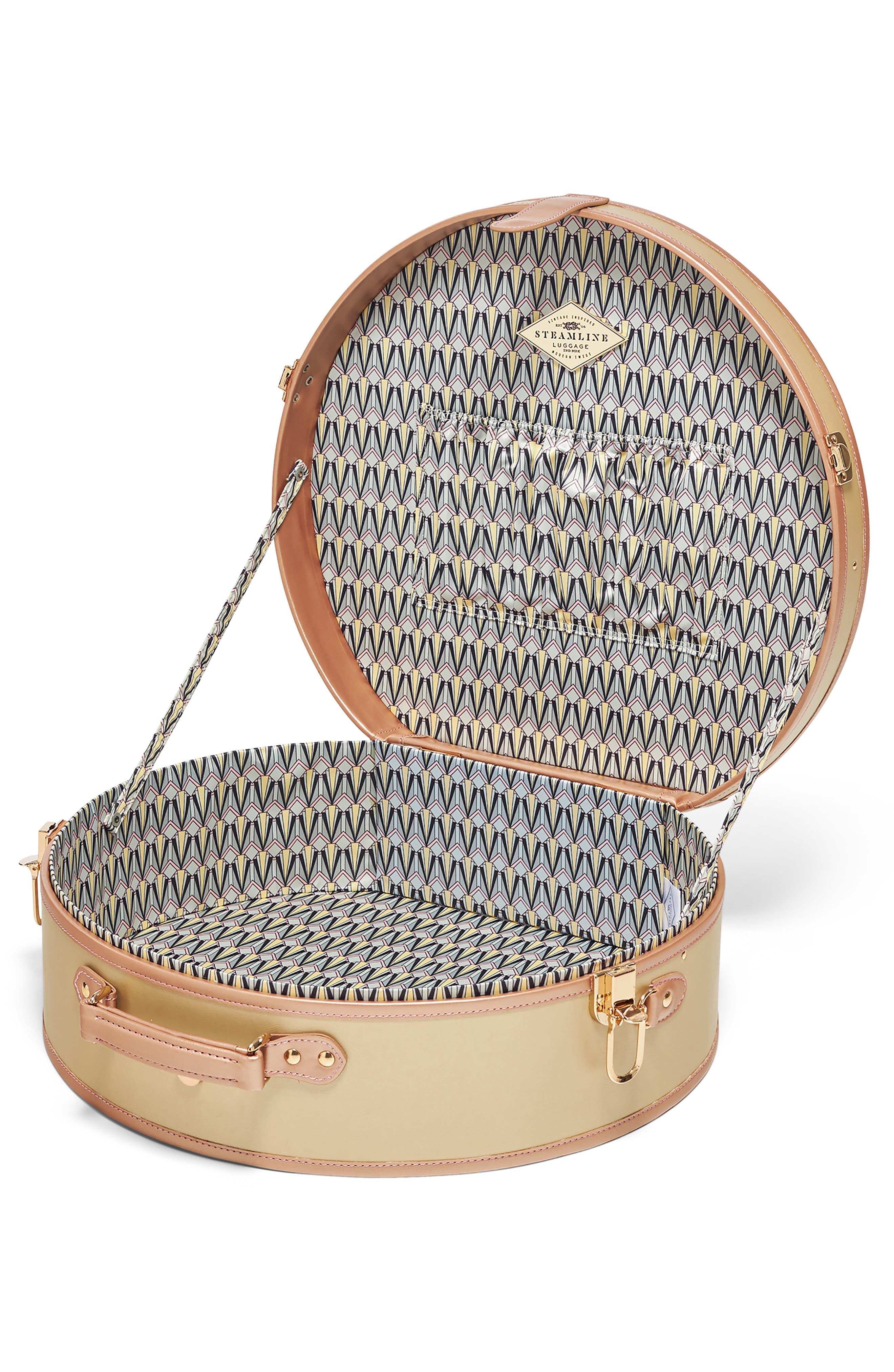 SteamLine Luggage The Alchemist Deluxe Hatbox, Alternate, color, 