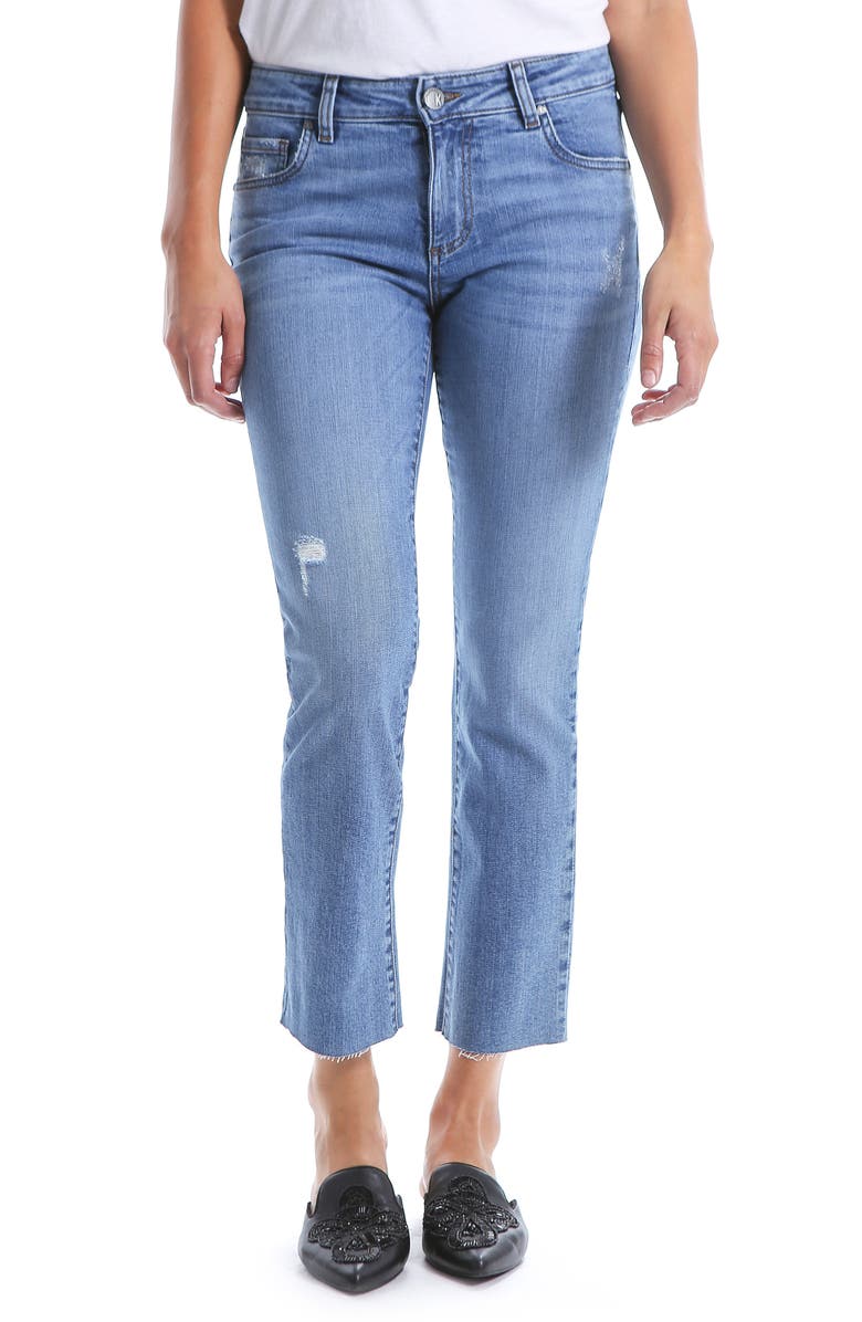 KUT from the Kloth Reese Straight Leg Ankle Jeans, Main, color,